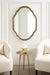 Scallop Mirror Gold 27x37 7