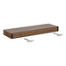 Floating Shelf 2 Piece 24 Inch Rustic Brown 6