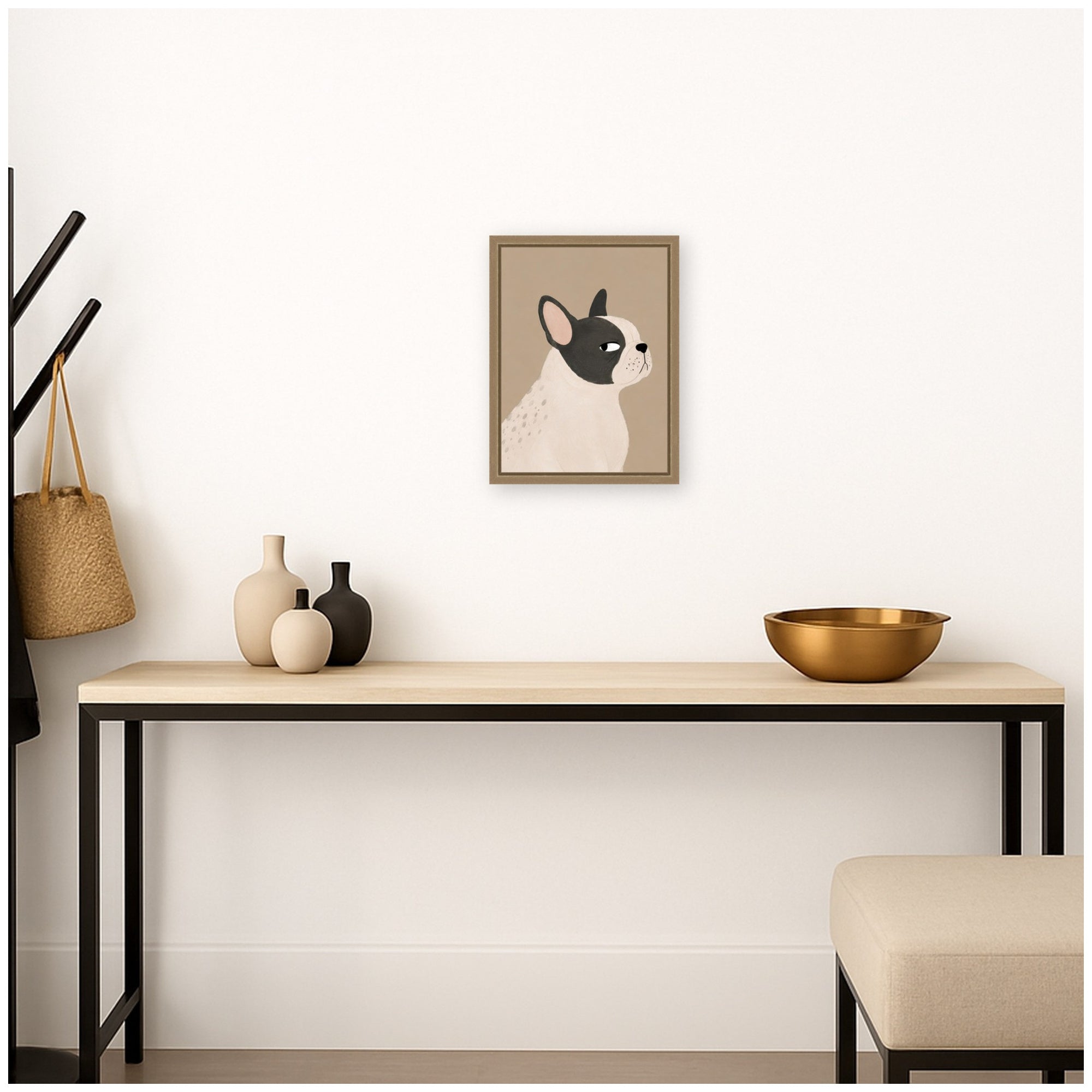 Framed Canvas 10x13 Sylvie Dark Gold 5