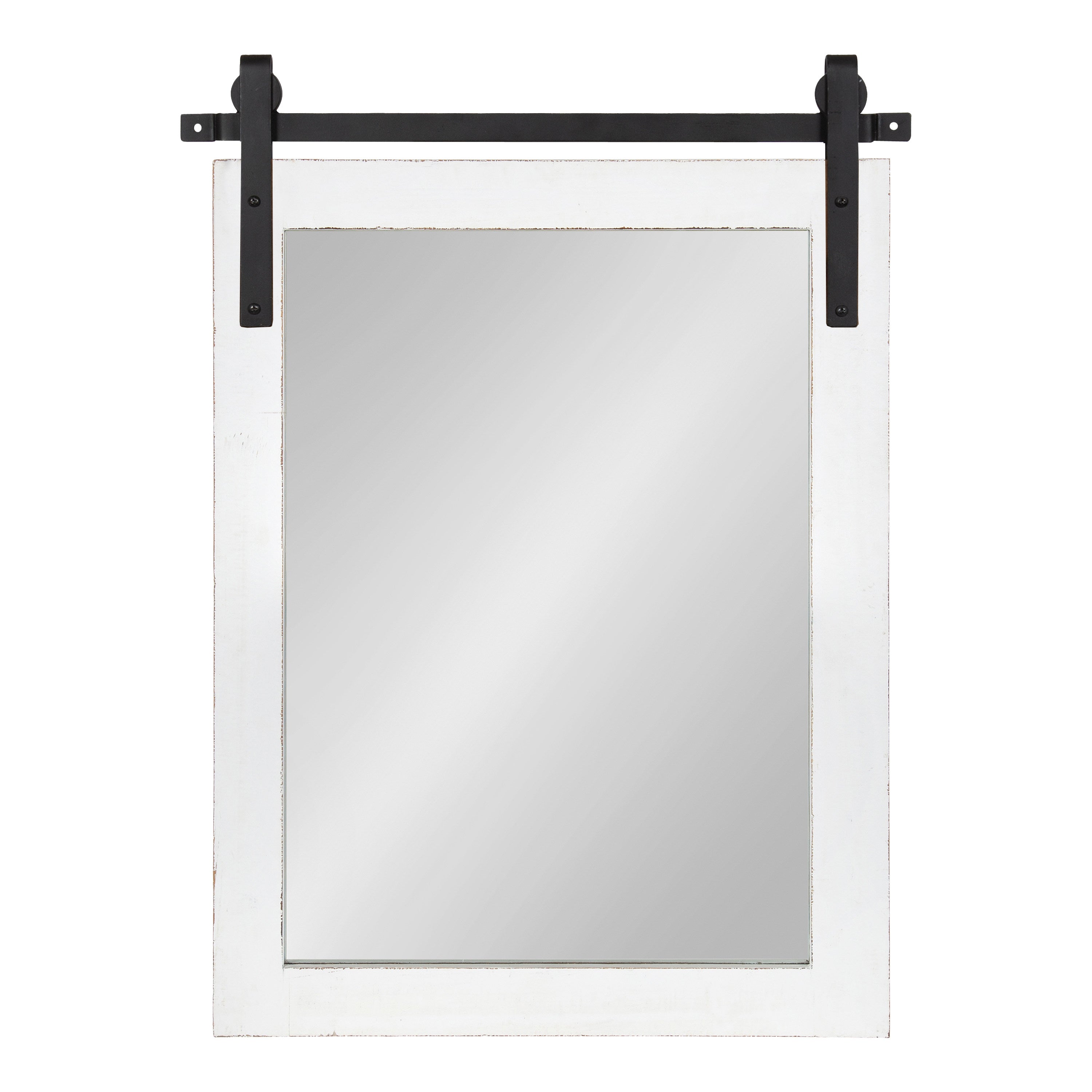Rectangle Mirror White 18x26 2