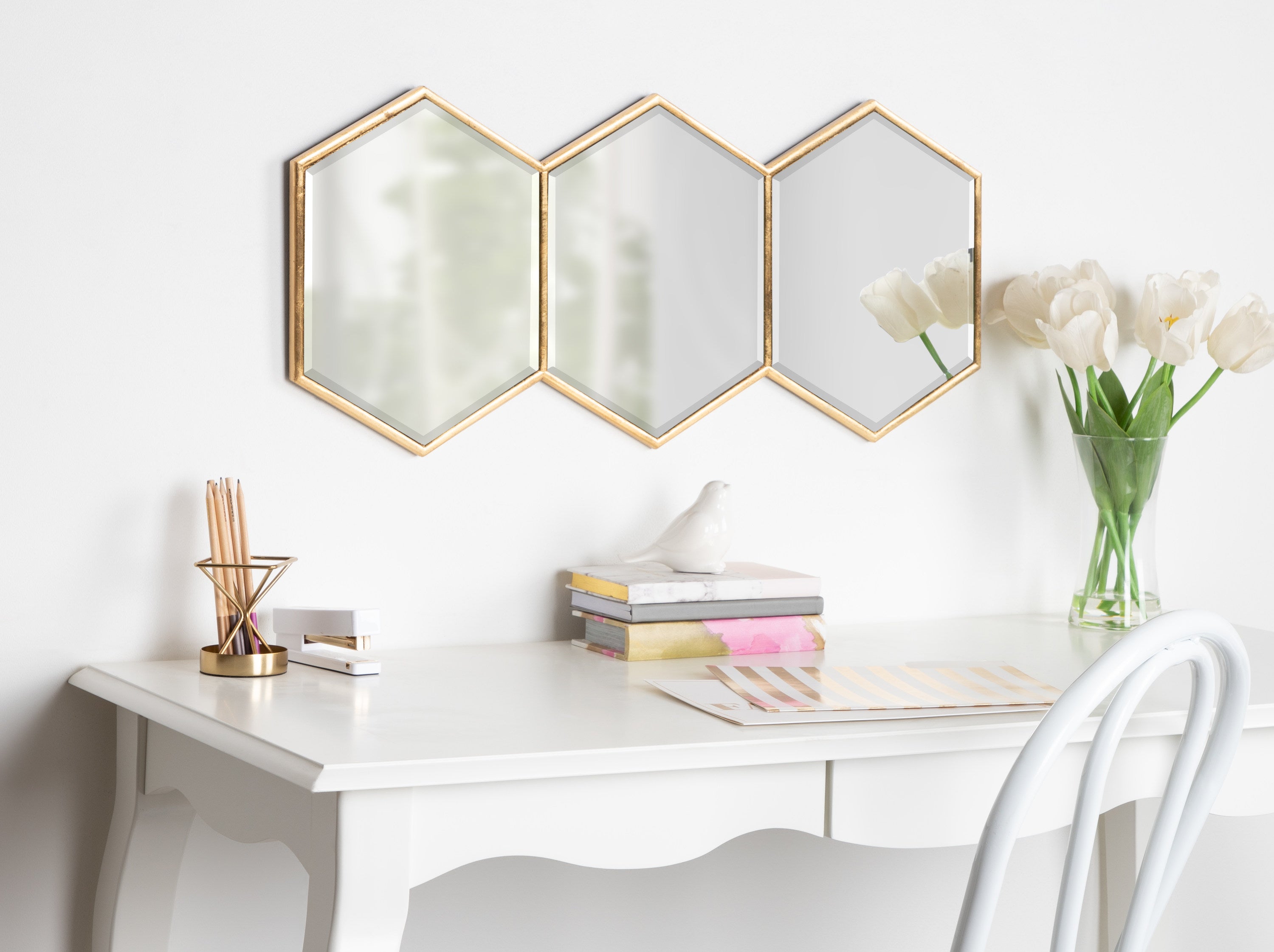 Irregular Mirror Gold 14x30 6