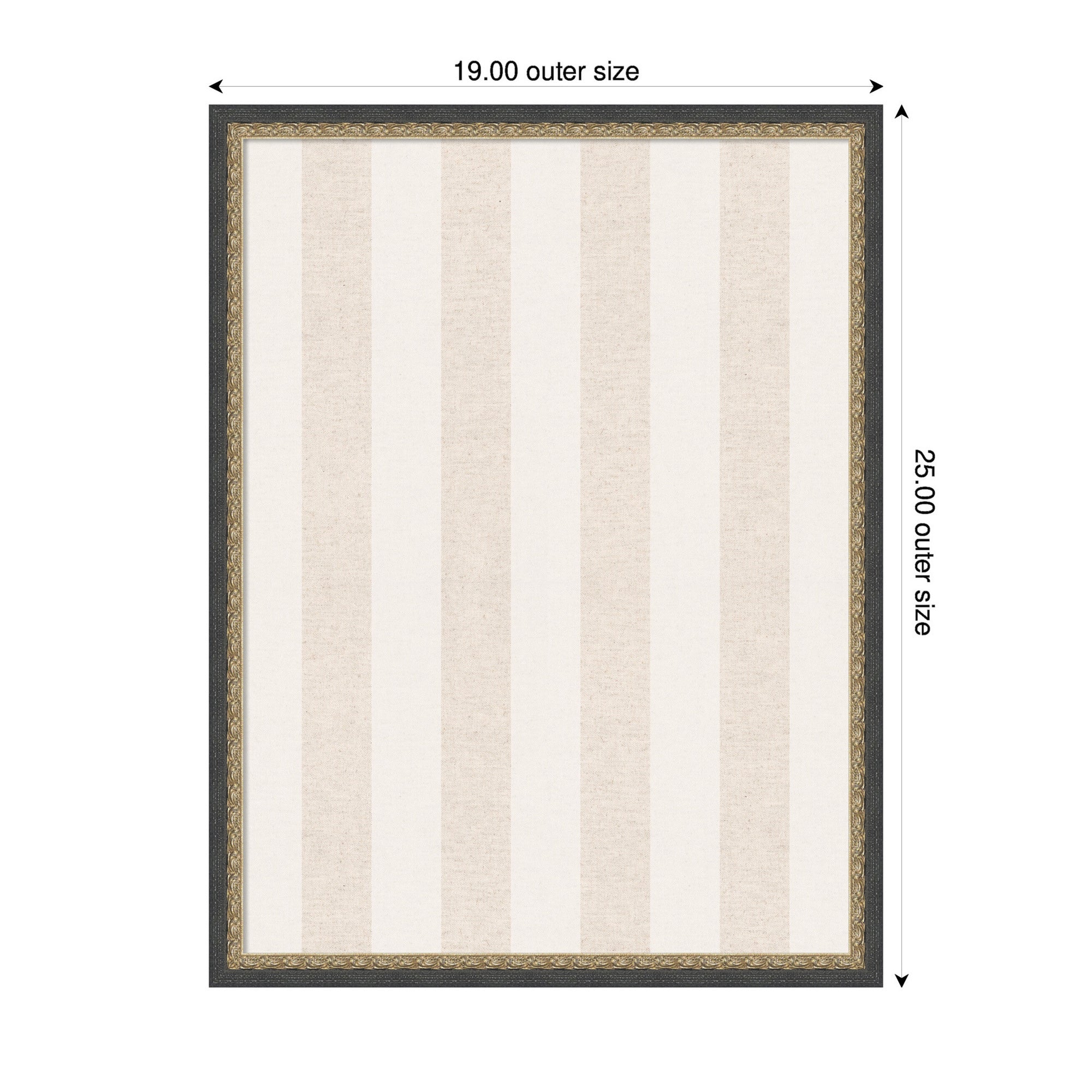 Pinboard Matinee Black Bronze 19x25 2