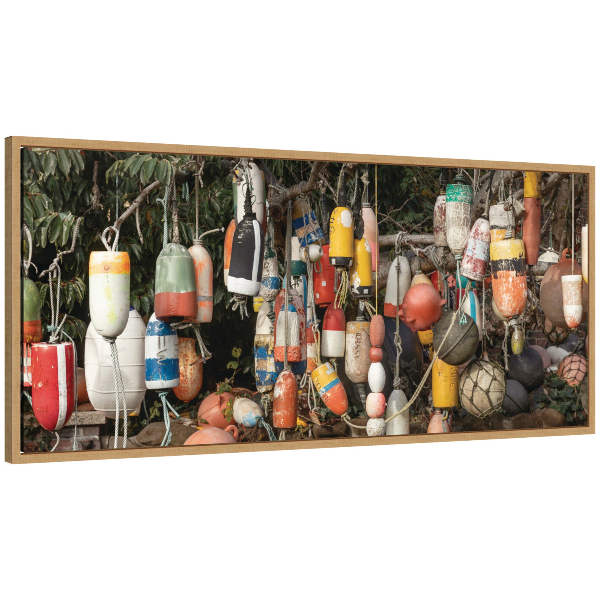 Framed Canvas 40 x 18 Sylvie Natural 1