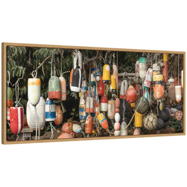 Framed Canvas 40 x 18 Sylvie Natural 1