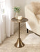 Side Table Gold 15x15x24 6