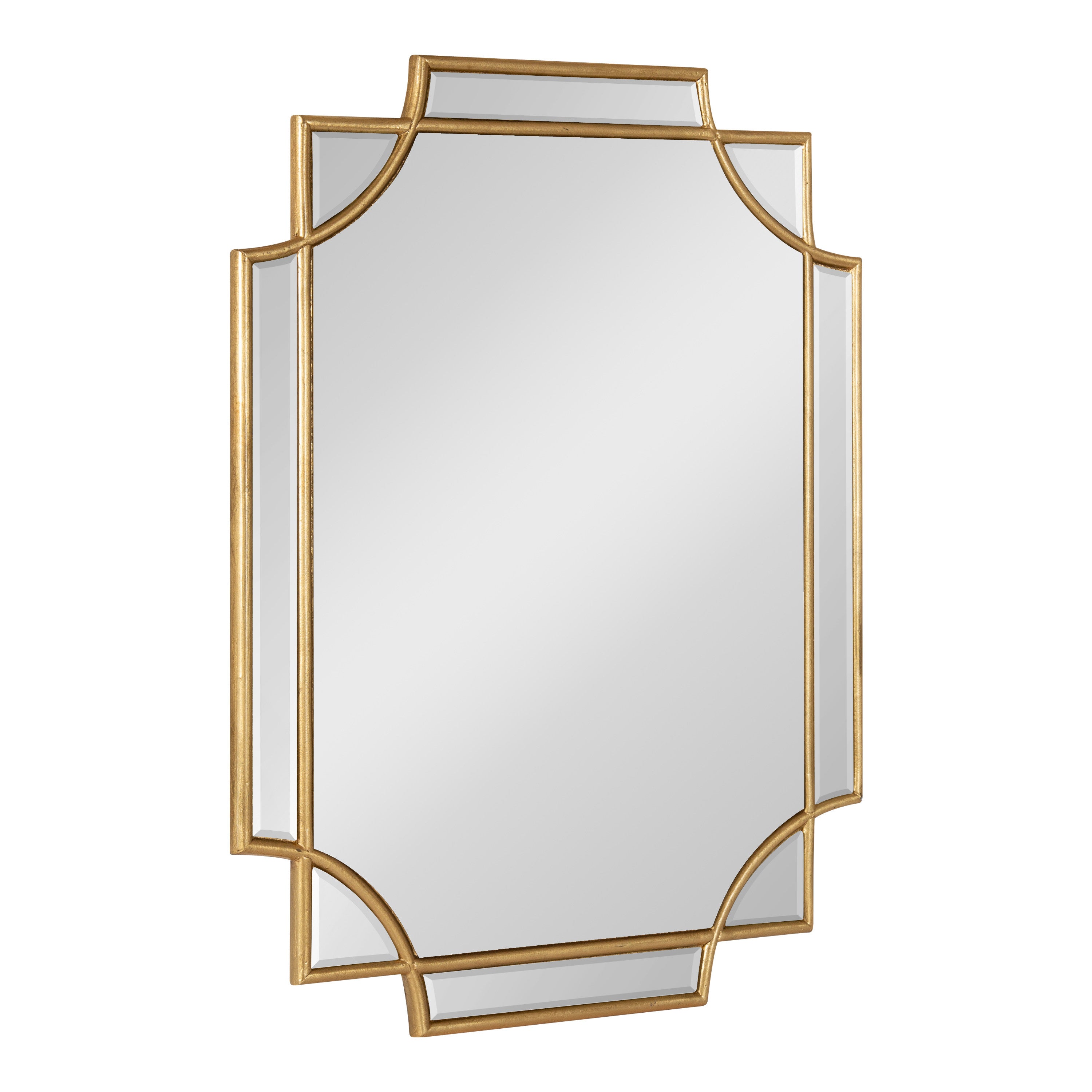 Scallop Mirror 18x24 Gold 1