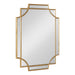 Scallop Mirror 18x24 Gold 1