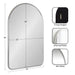 Arch Mirror Silver 24x36 2