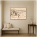 Framed Canvas 42x32 Sylvie Dark Gold 6