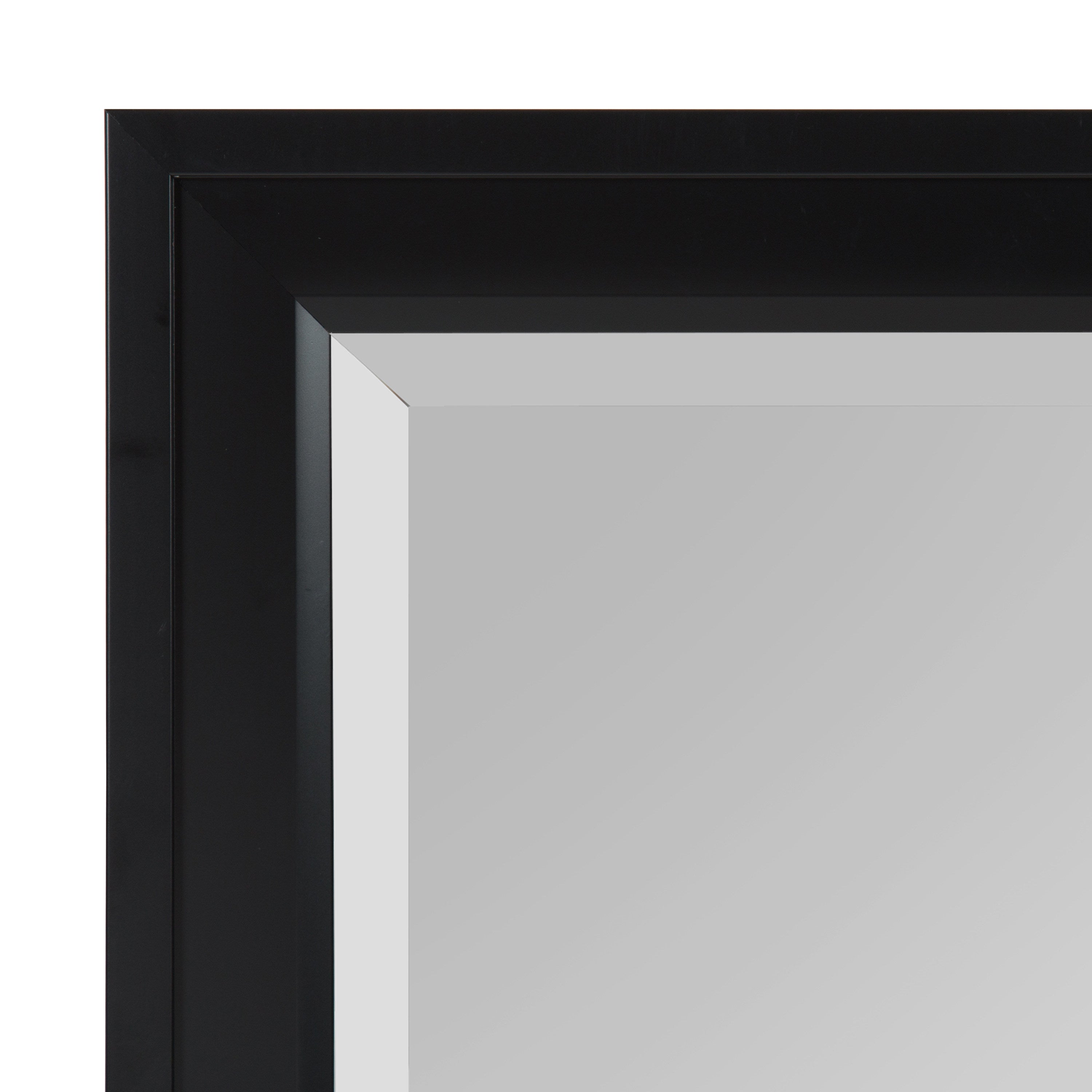 Rectangle Mirror Black 27.5x39.5 3