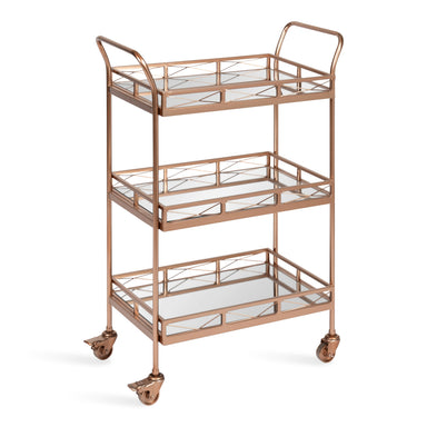 Bar Cart 23x13x35 Rose Gold 1