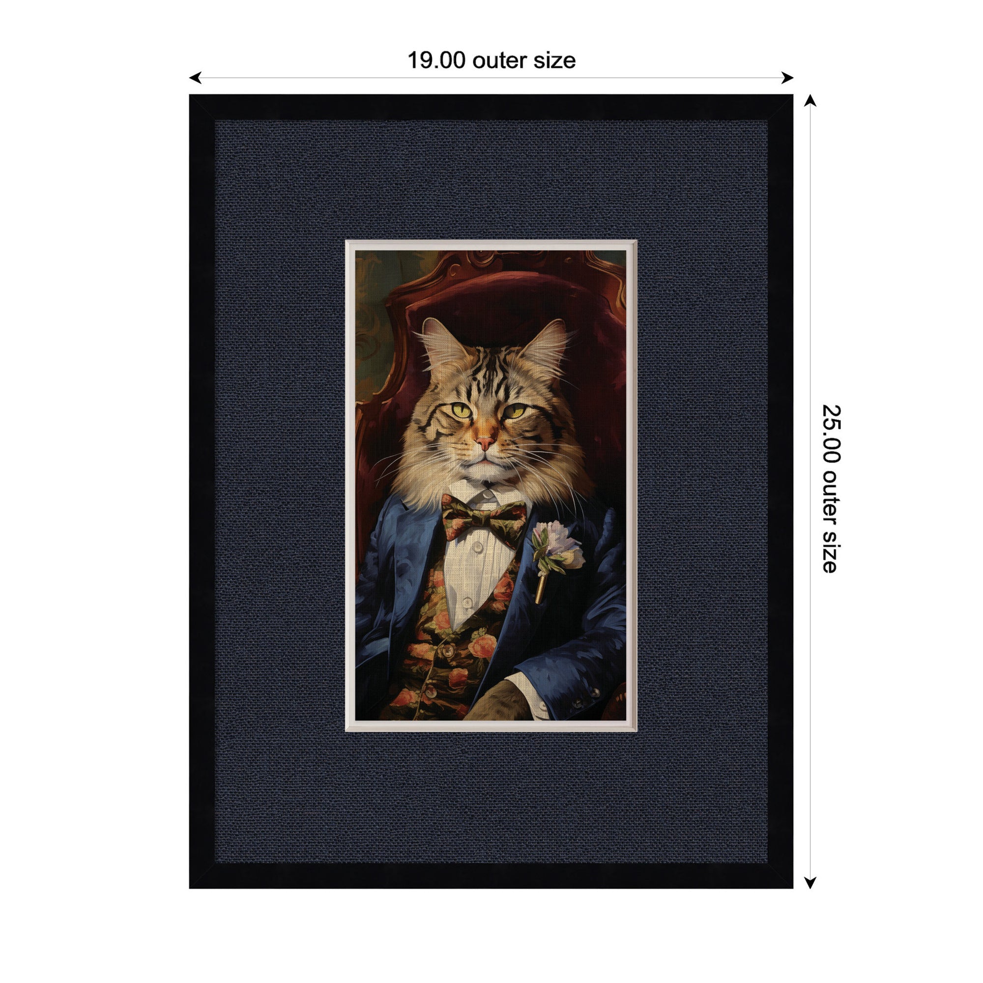 Framed Art 19x25 Svelte Noir Black 2