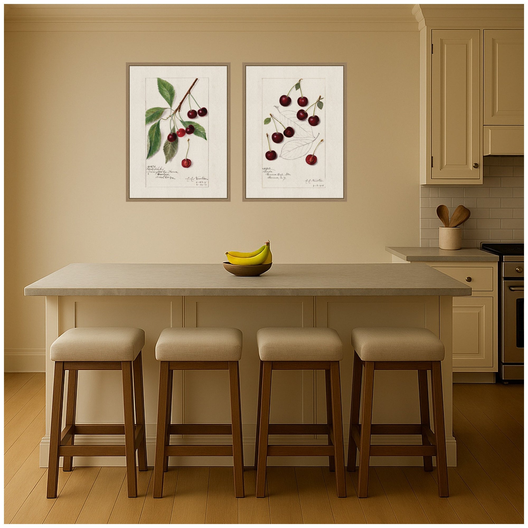 Art Set 2 Piece Set 18x24 Sylvie Dark Gold 5