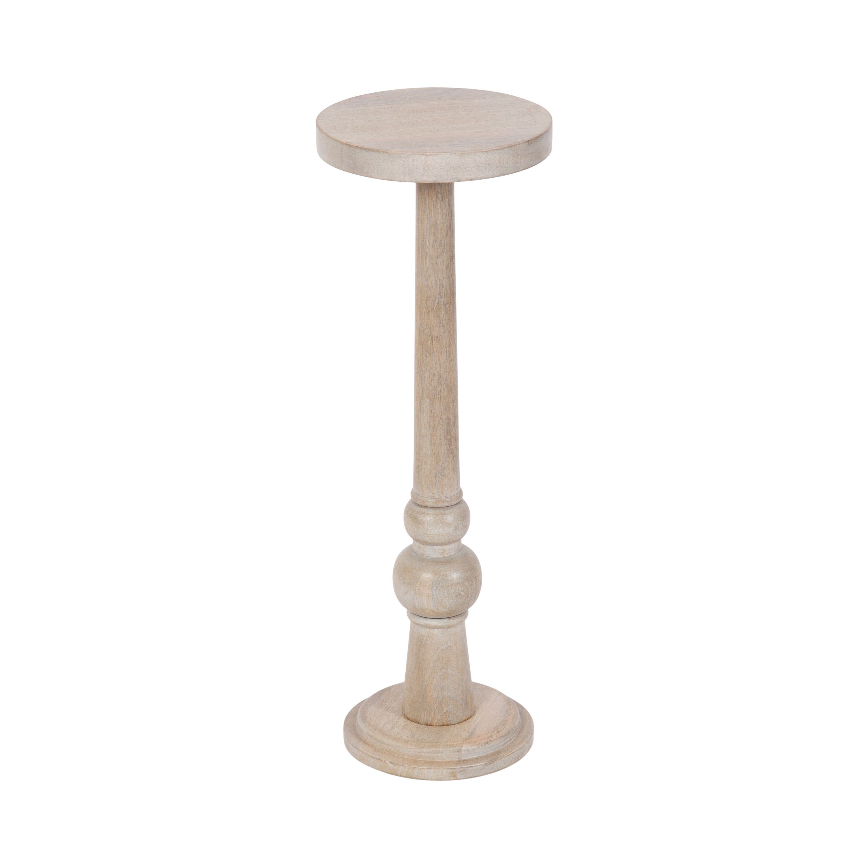 Side Table Whitewash 8x8x23 1