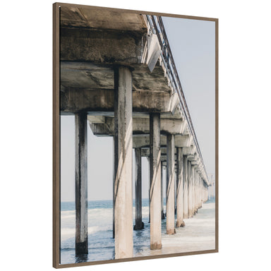 Framed Canvas 28 x 38 Sylvie Walnut 1