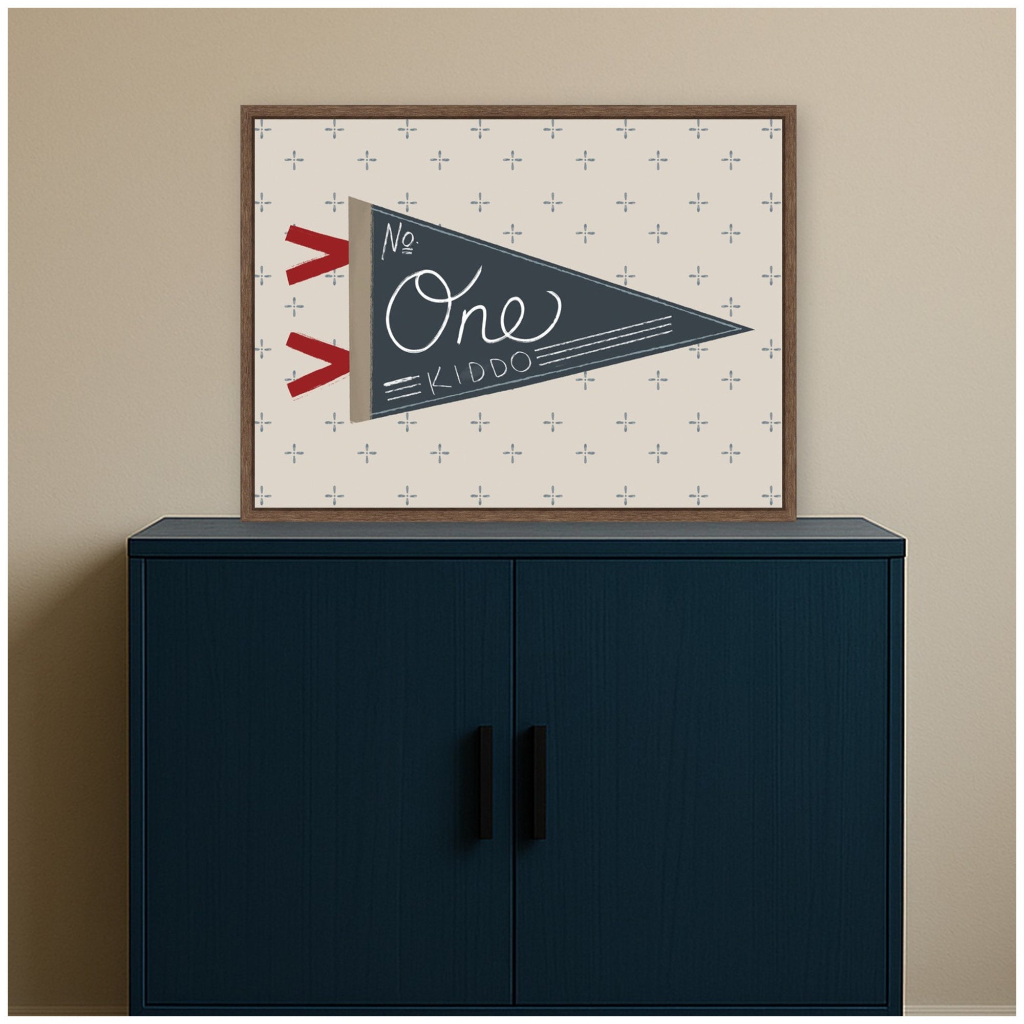 Framed Canvas 24x18 Sylvie Walnut 6