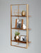 Accent Shelf 15x32 Walnut Brown Gold 7
