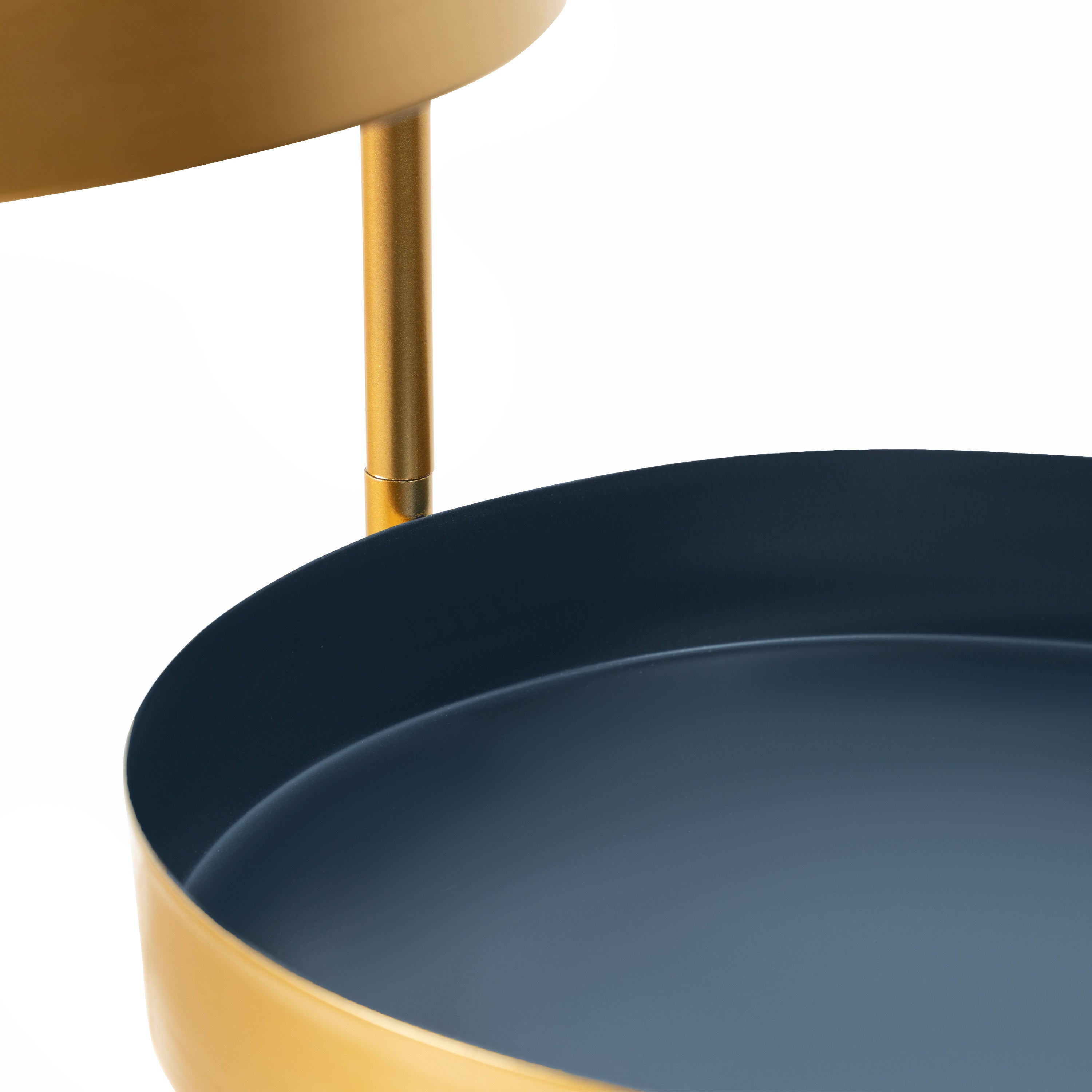 Plant Stand Navy Blue Gold 16x21x30 4