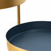 Plant Stand Navy Blue Gold 16x21x30 4