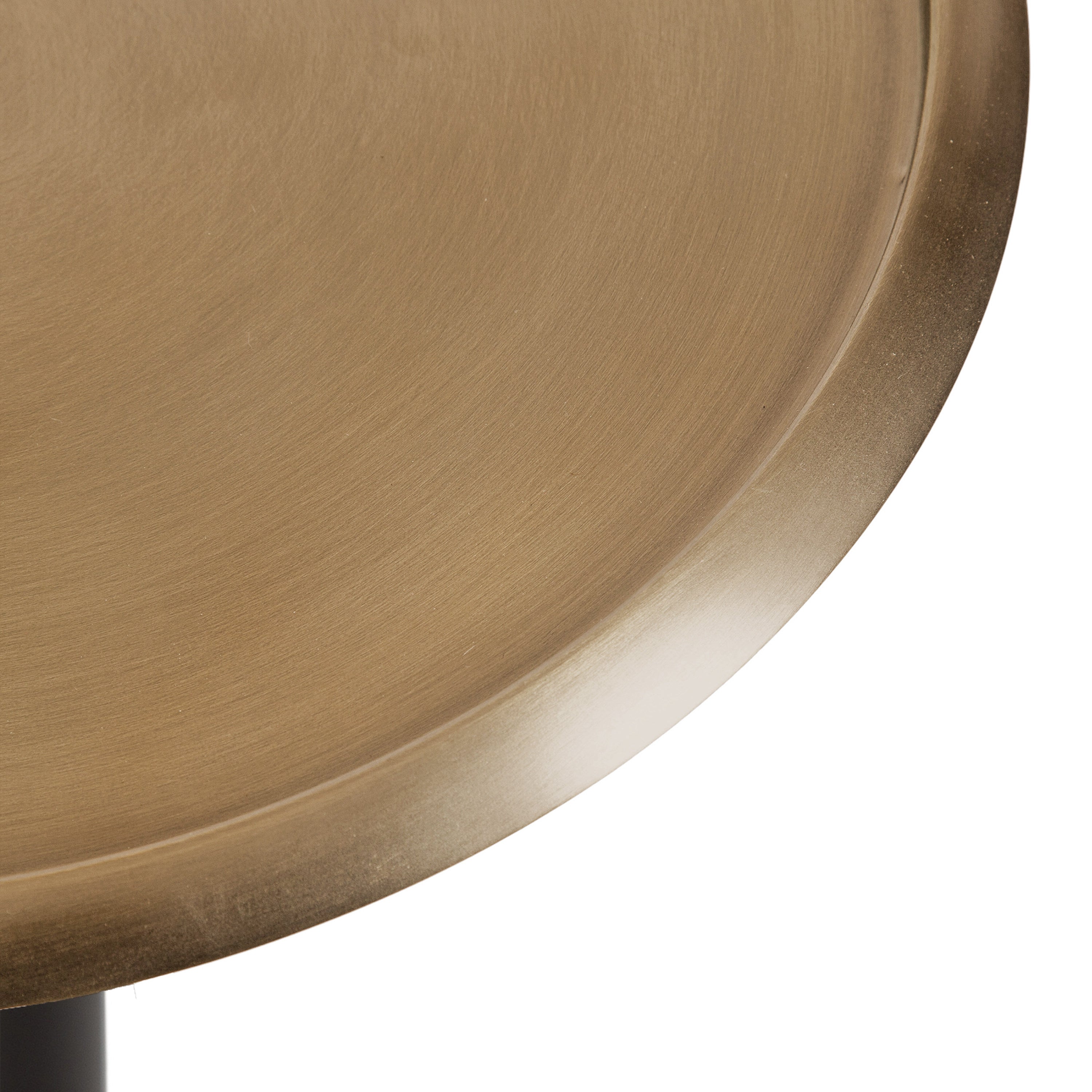 Side Table Gold Black 15x15x24 4