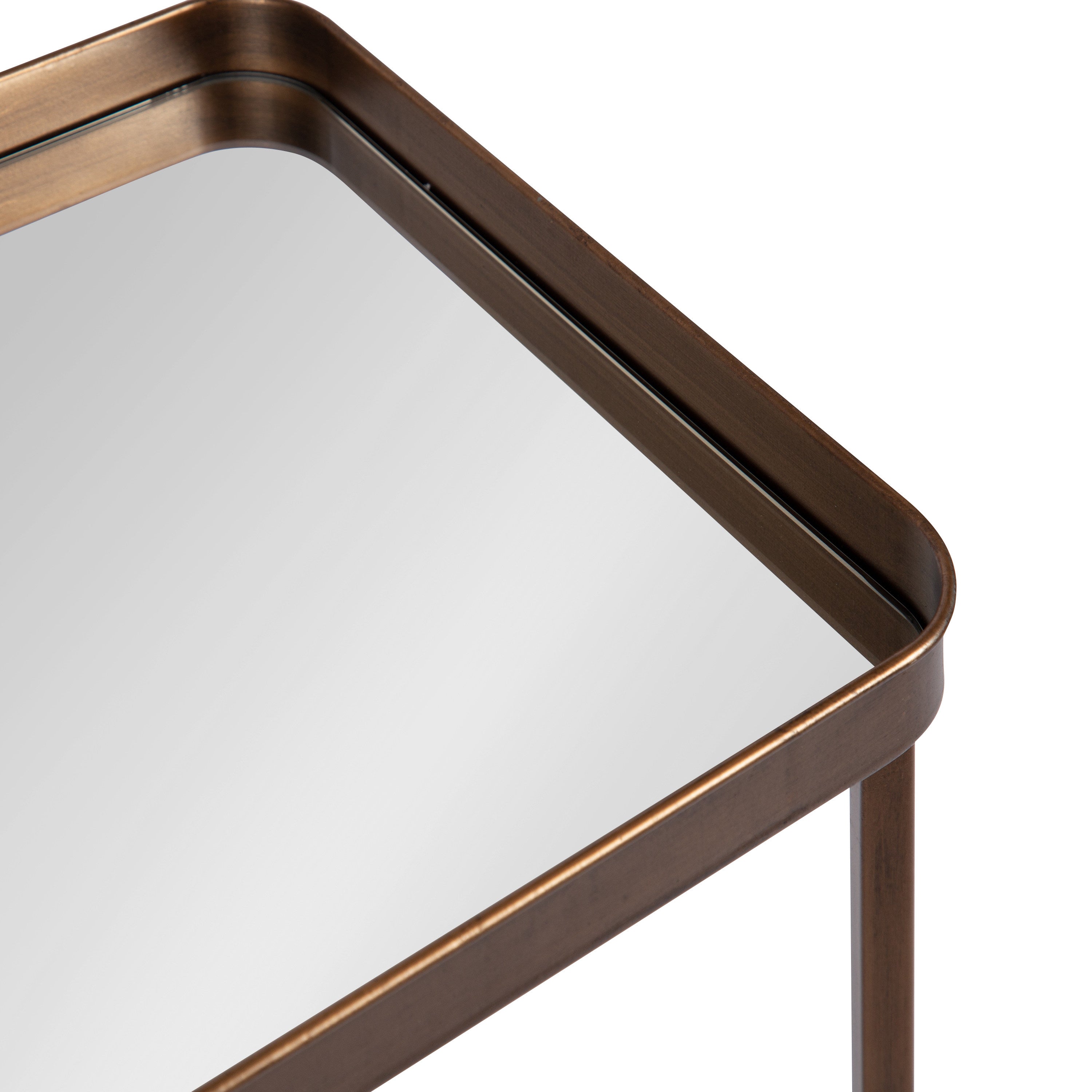 Side Table Bronze 18x12x26 5