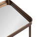 Side Table Bronze 18x12x26 5