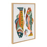 Sylvie Gone Fishing Framed Canvas by Rachel Lee of My Dream Wall