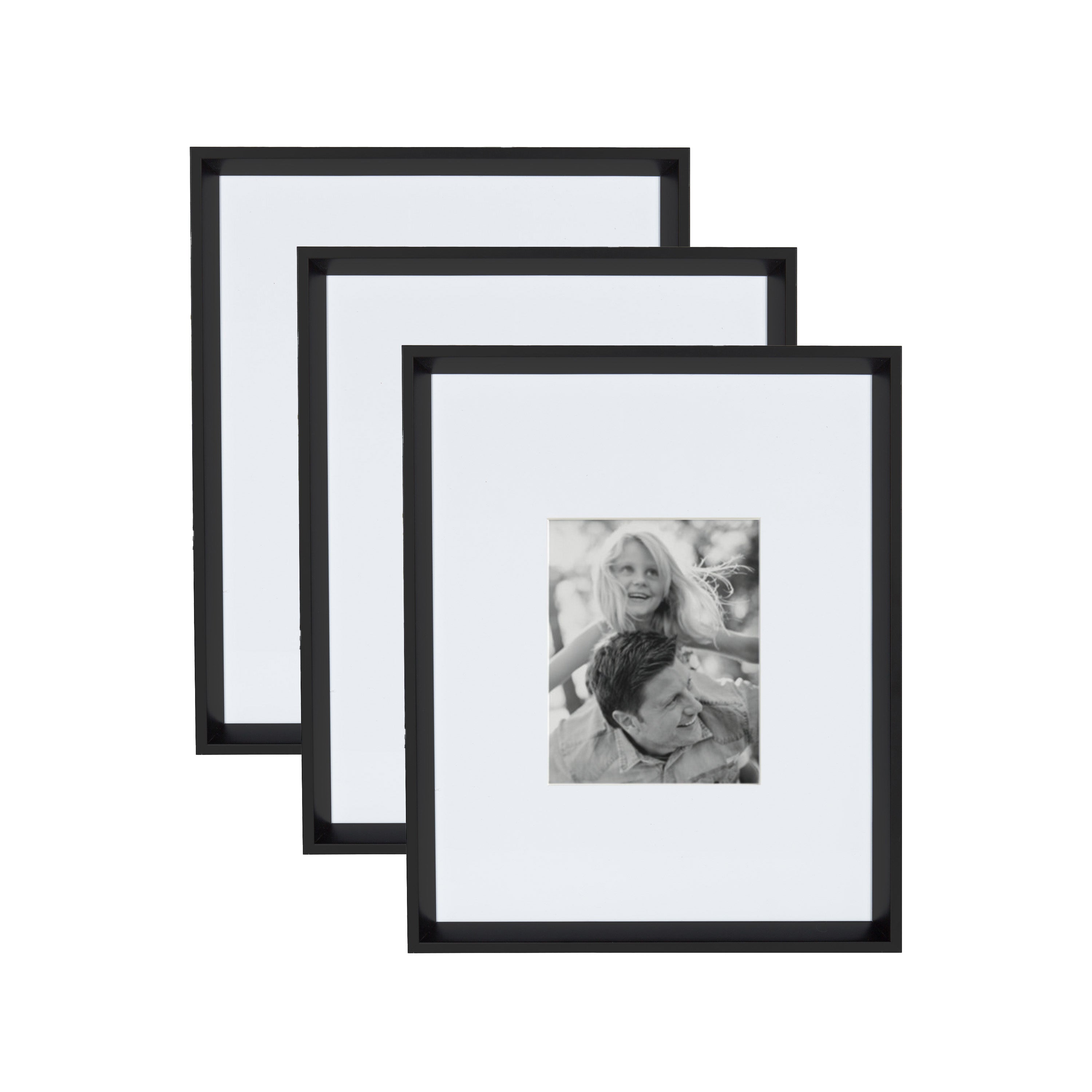 Wall Frame Black 16x20 matted to 8x10 1