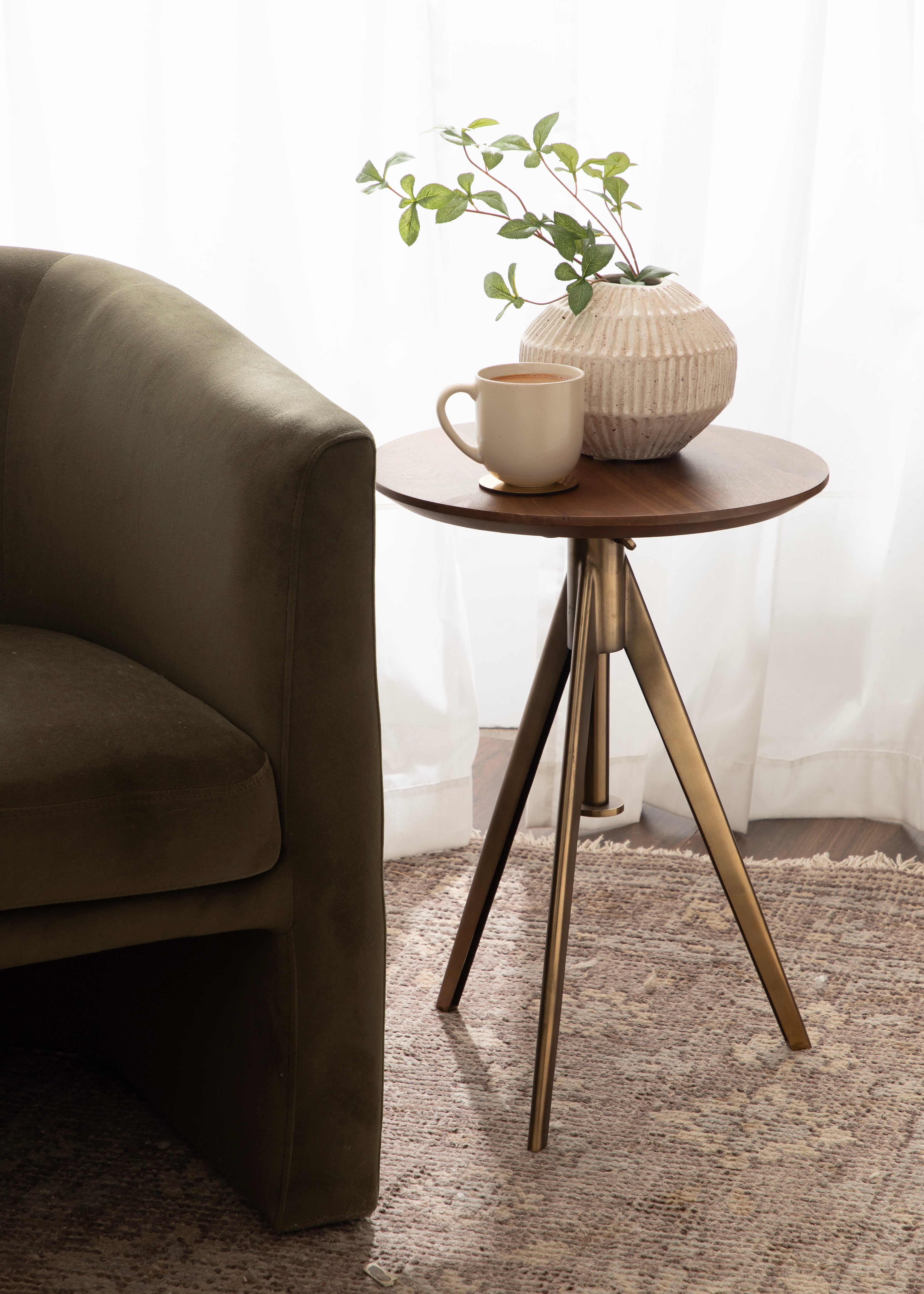 Keres Adjustable Side Table