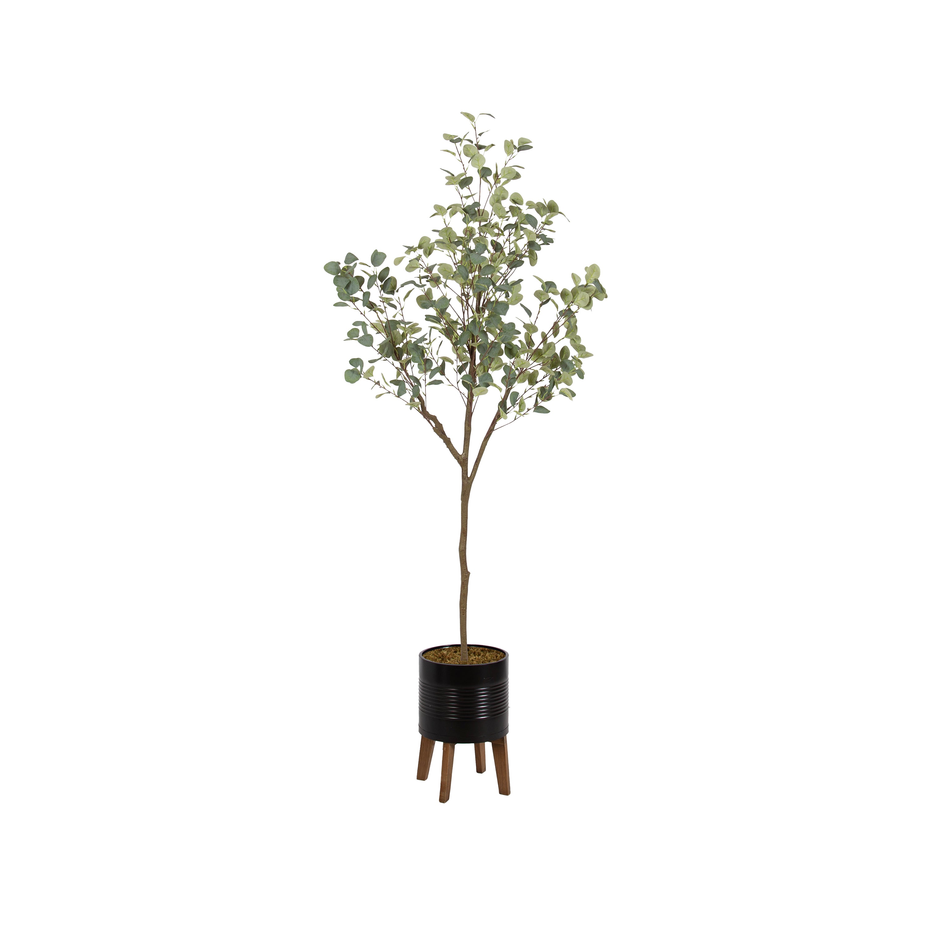 Faux Tree Black Rustic Brown 6.5' 1