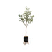 Faux Tree Black Rustic Brown 6.5' 1