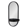 Estero KD Metal Wall Mirror with Shelf