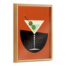 Blake Martini Framed Printed Art by Amber Leaders Designs