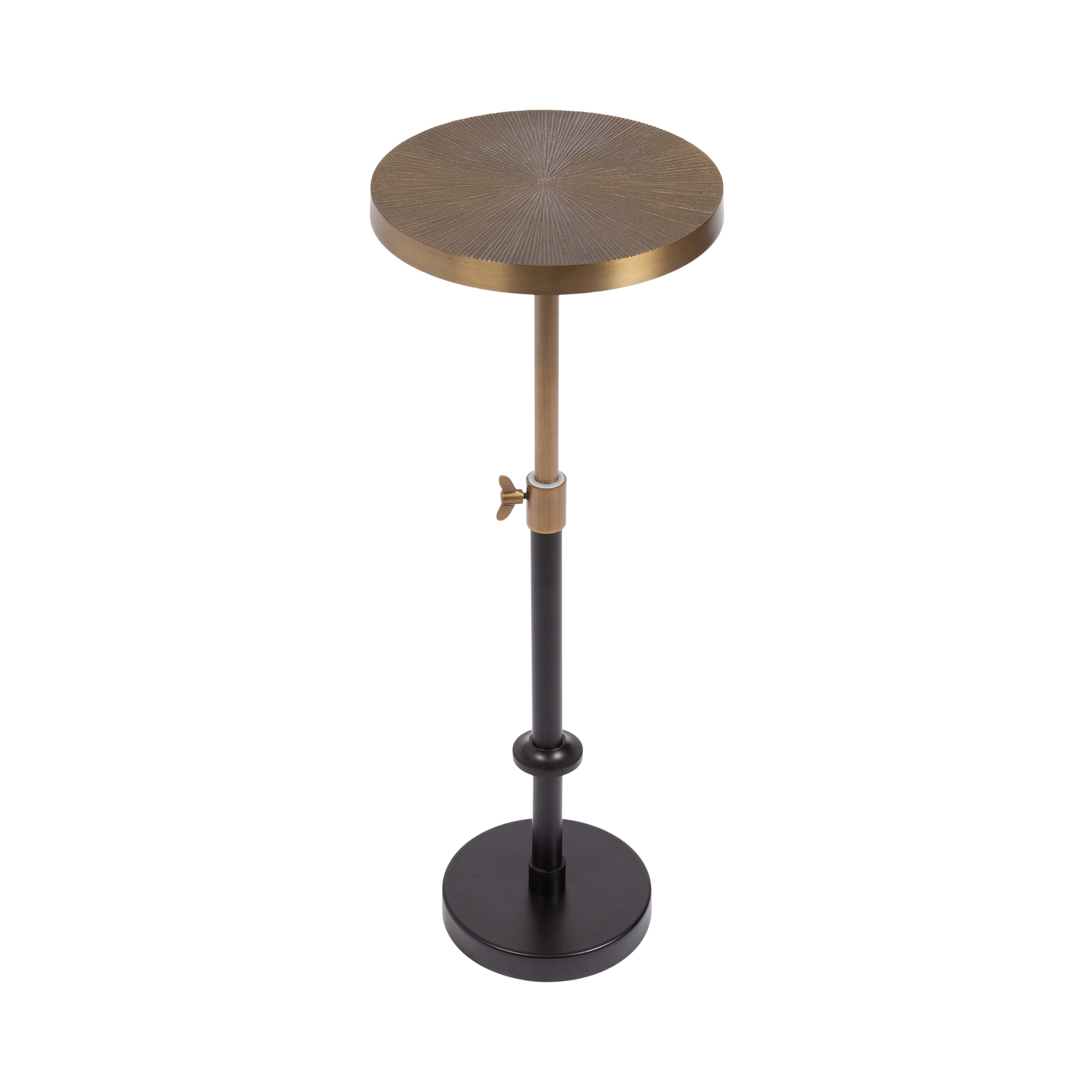Drink Table Gold Black 10x10x30 1