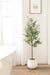 Faux Tree 5' Distressed White 7