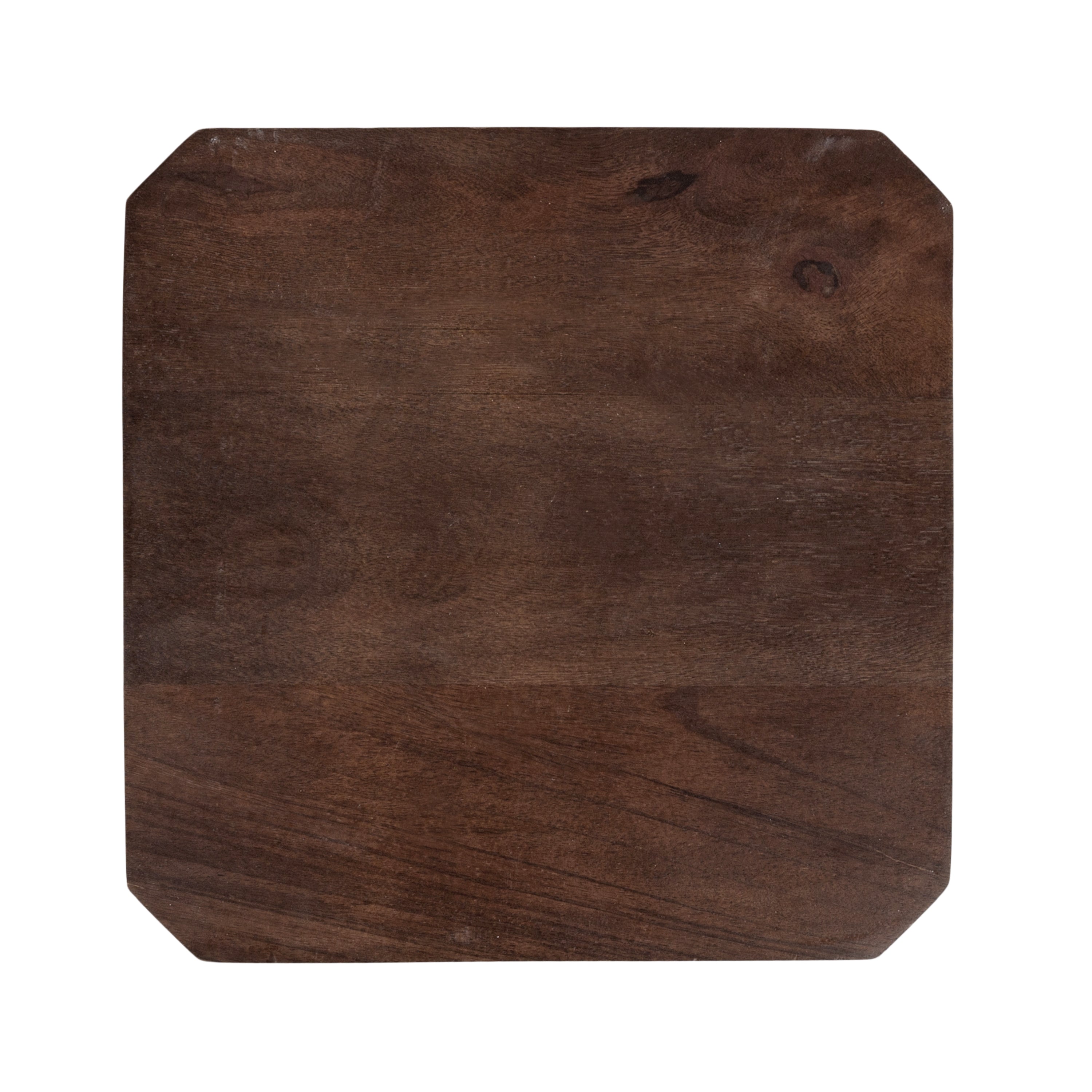 Side Table Dark Brown 12x12x28 4