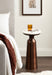 Drink Table White Bronze 10x10x22 6