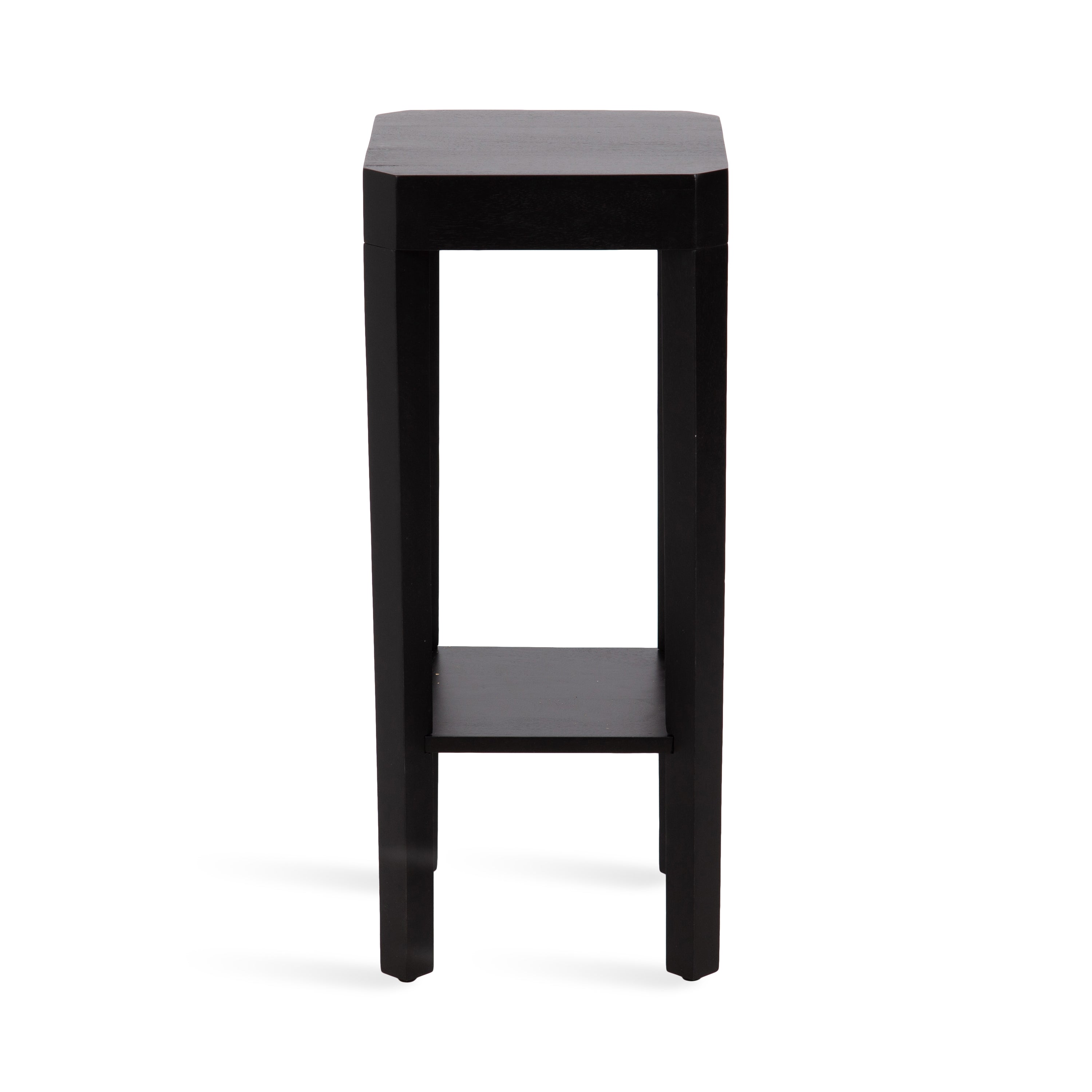 Side Table Black 12x12x28 5