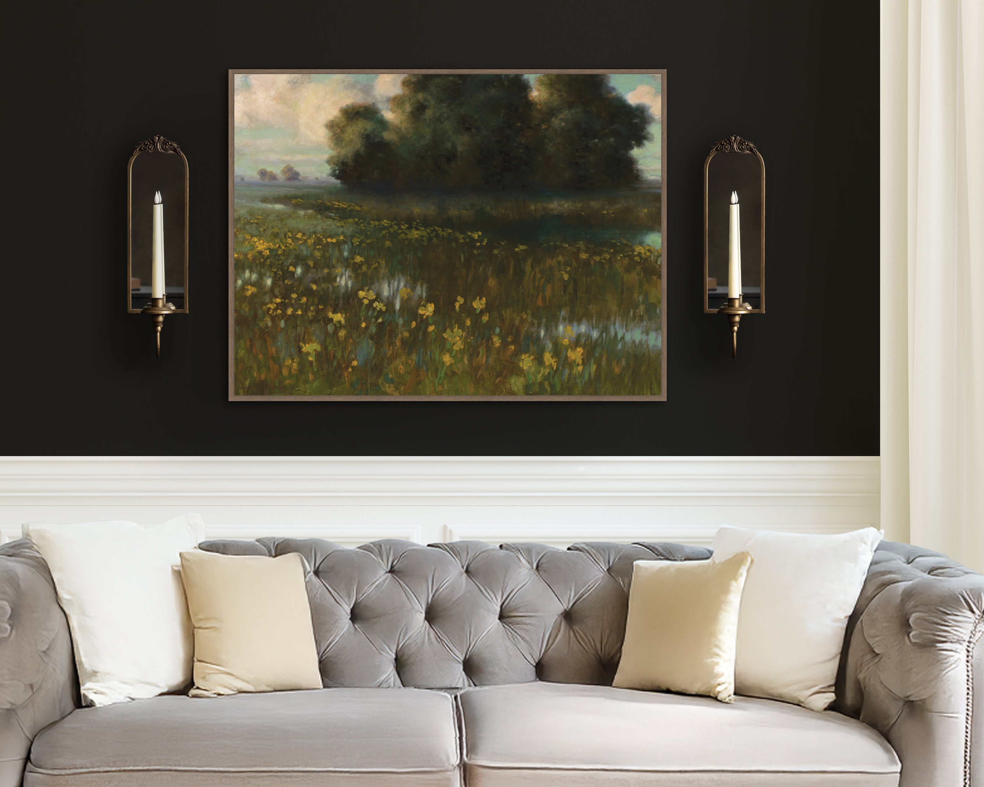 Wall Sconce 5x5x18 Gold 7