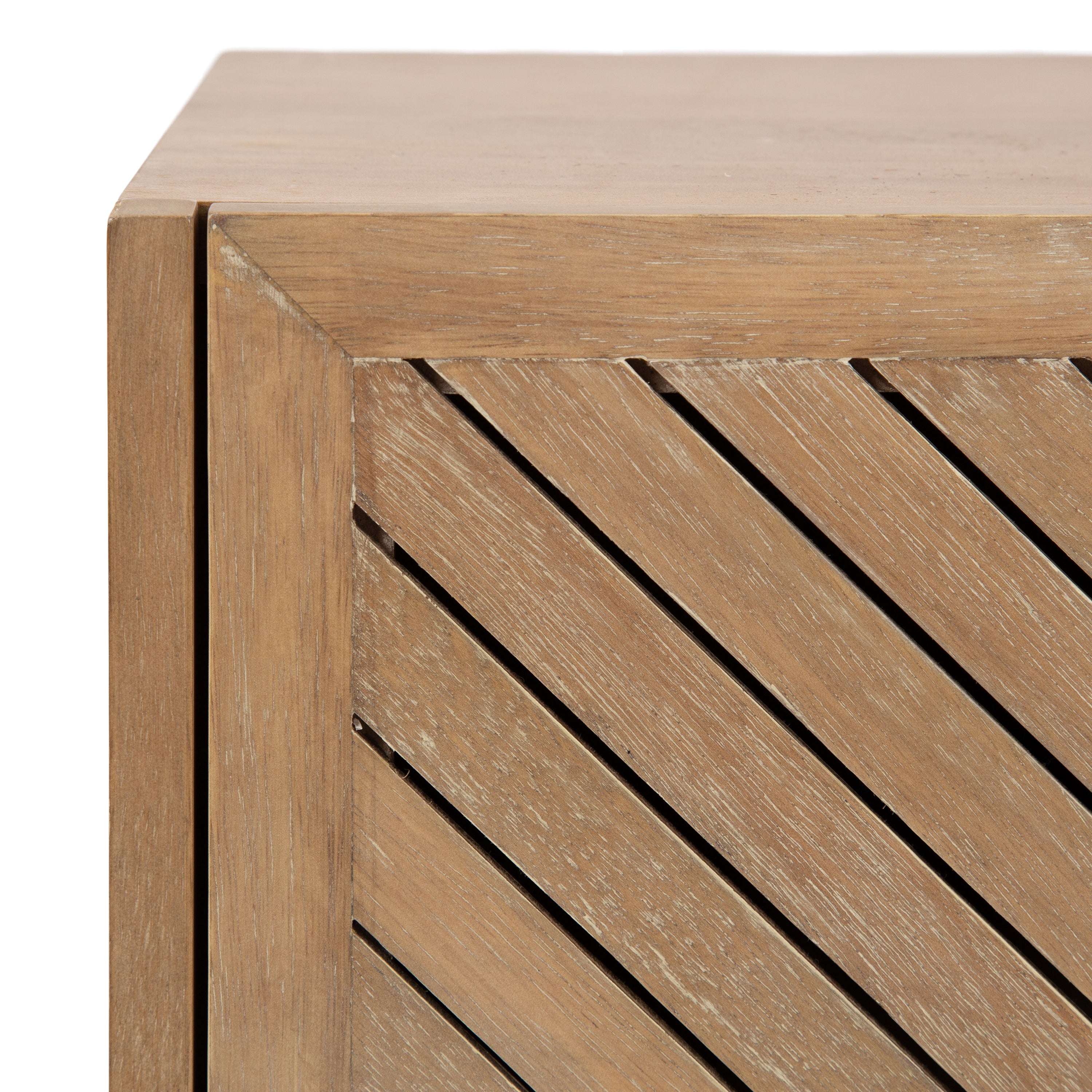 Side Table Natural Beige 22x14x22 3