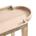 Console Table Natural Beige 38x14x30 3