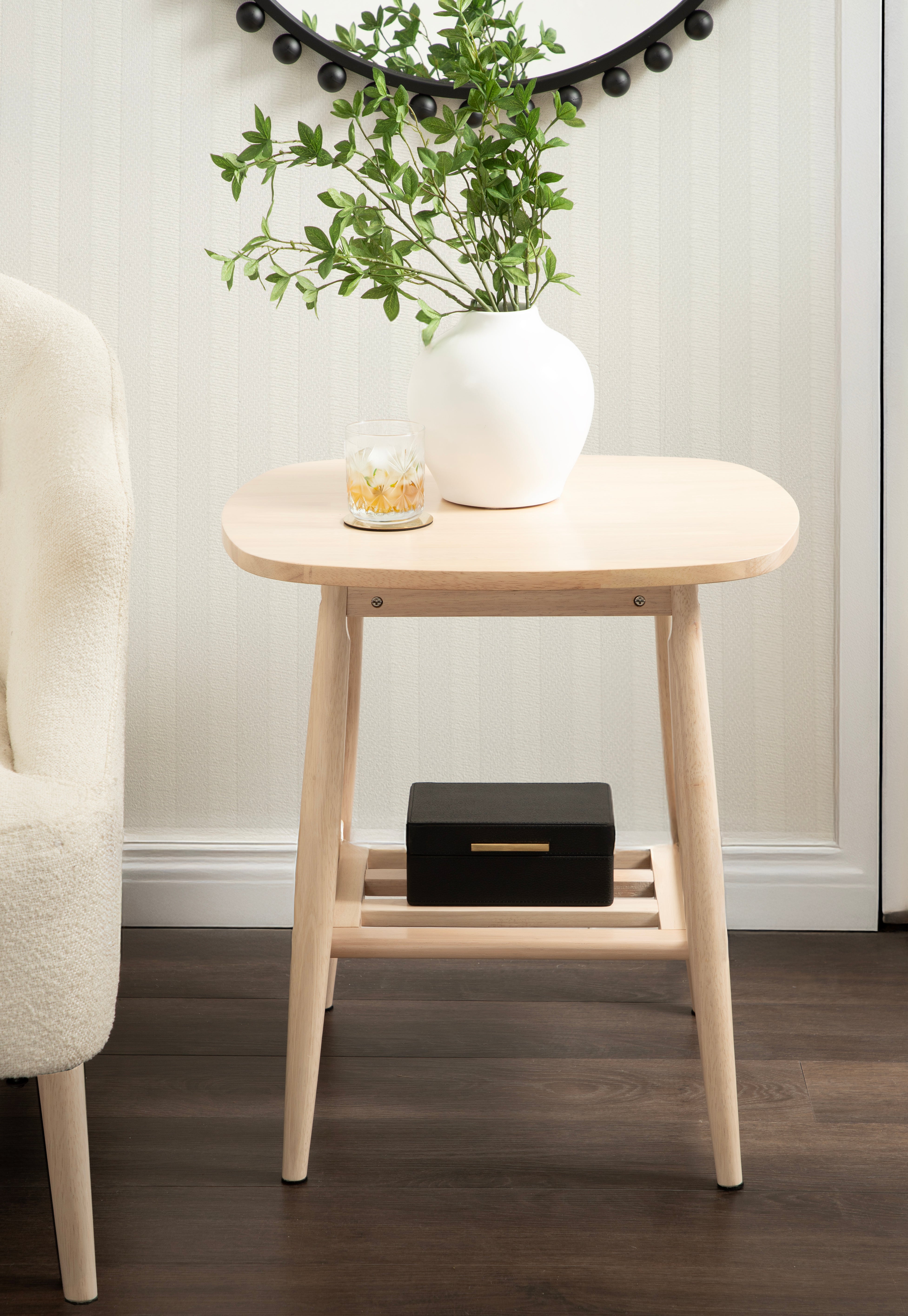 Nilas Wood Side Table