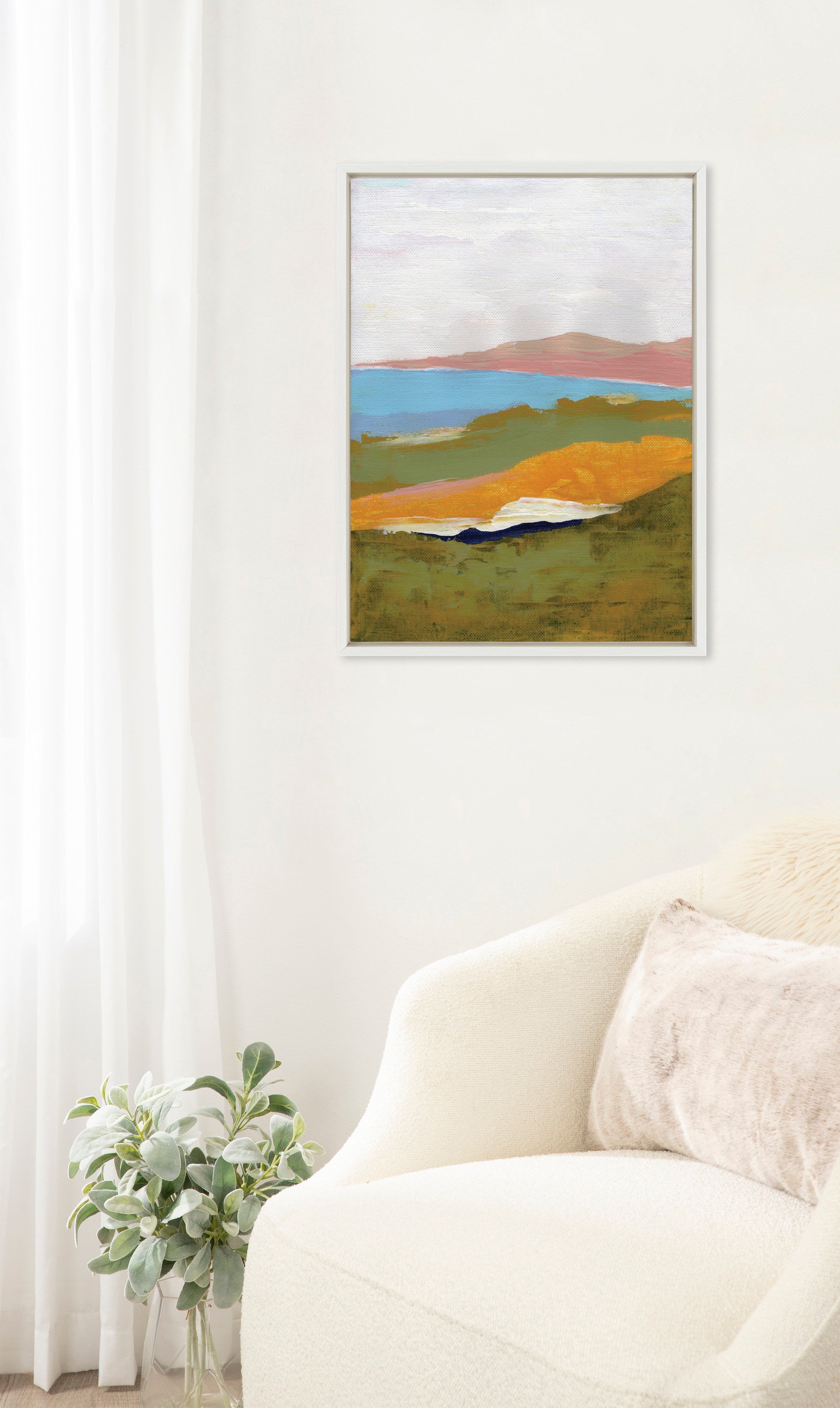 Sylvie Tuscan Framed Canvas by Nikita Jariwala