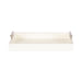 Single Tray Snow White Silver 17x13 5