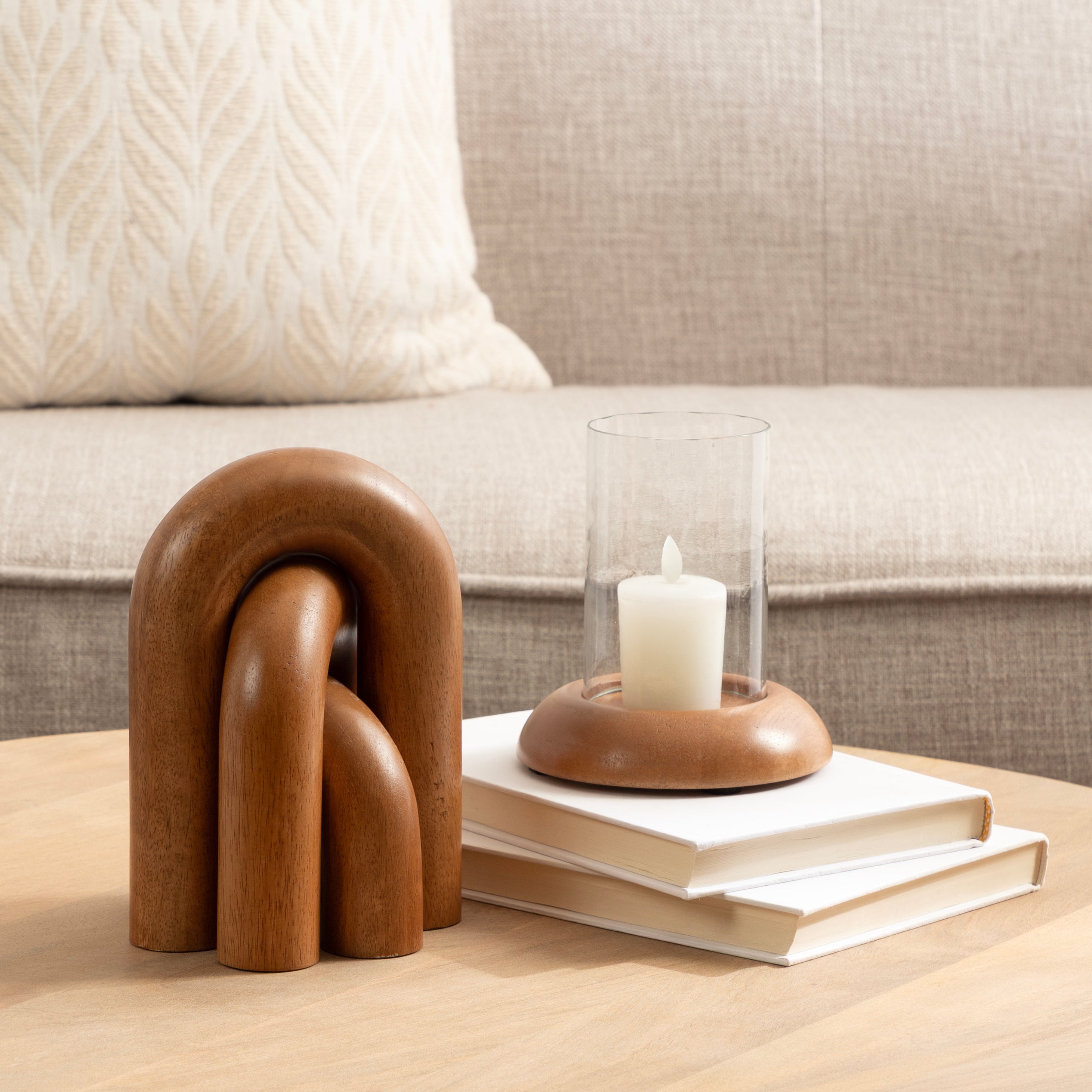Decorative Accessory Set 2 Piece Natural 7