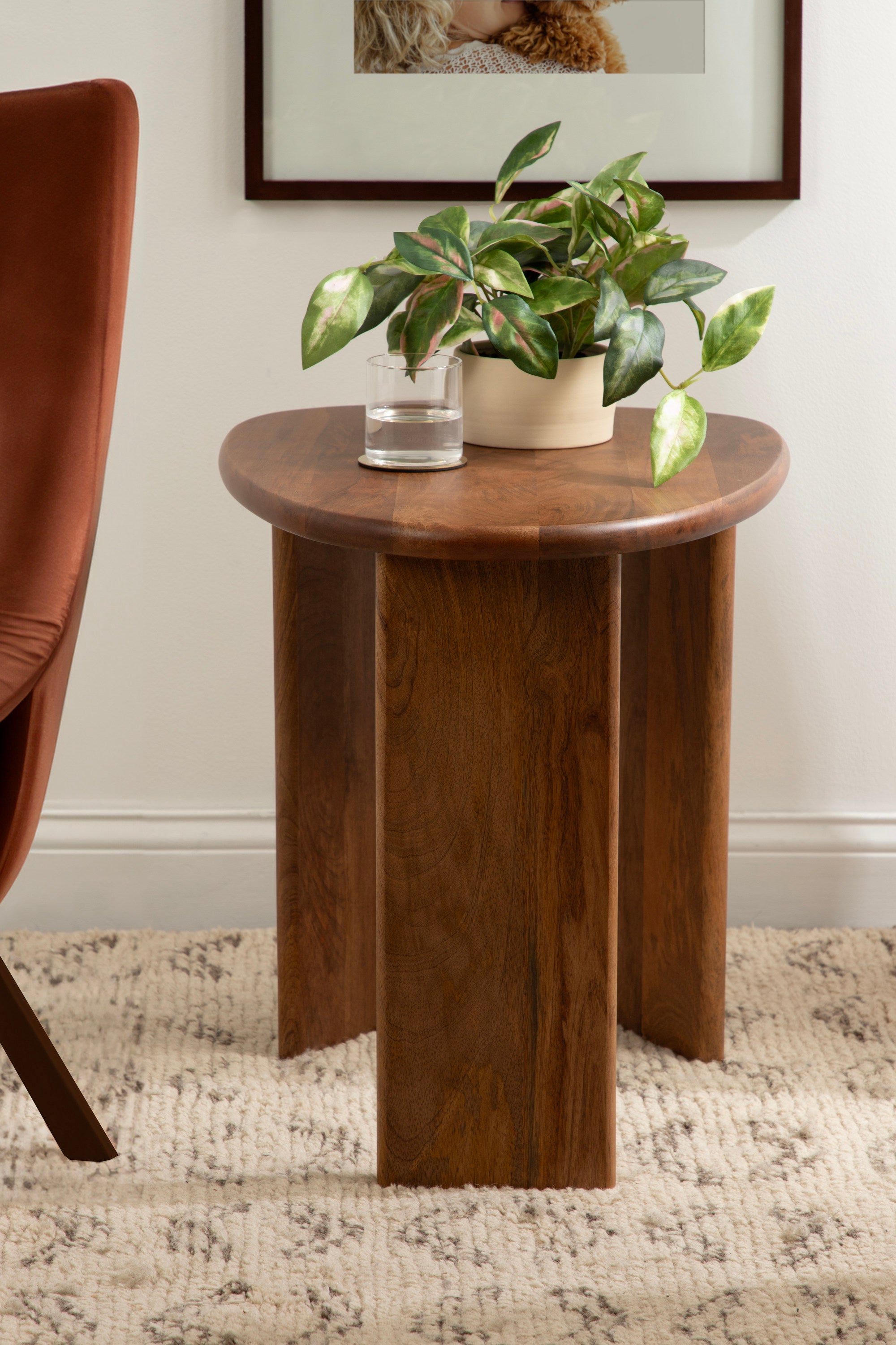Tortola Wood Side Table