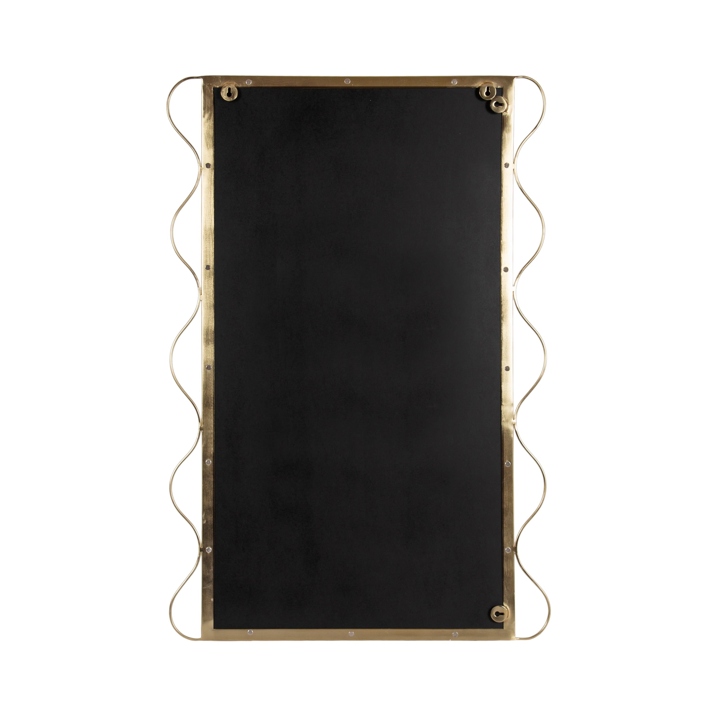 Wriggle Wavy Wall Mirror Metal