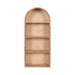 Accent Shelf Natural Beige 14x6x33 5