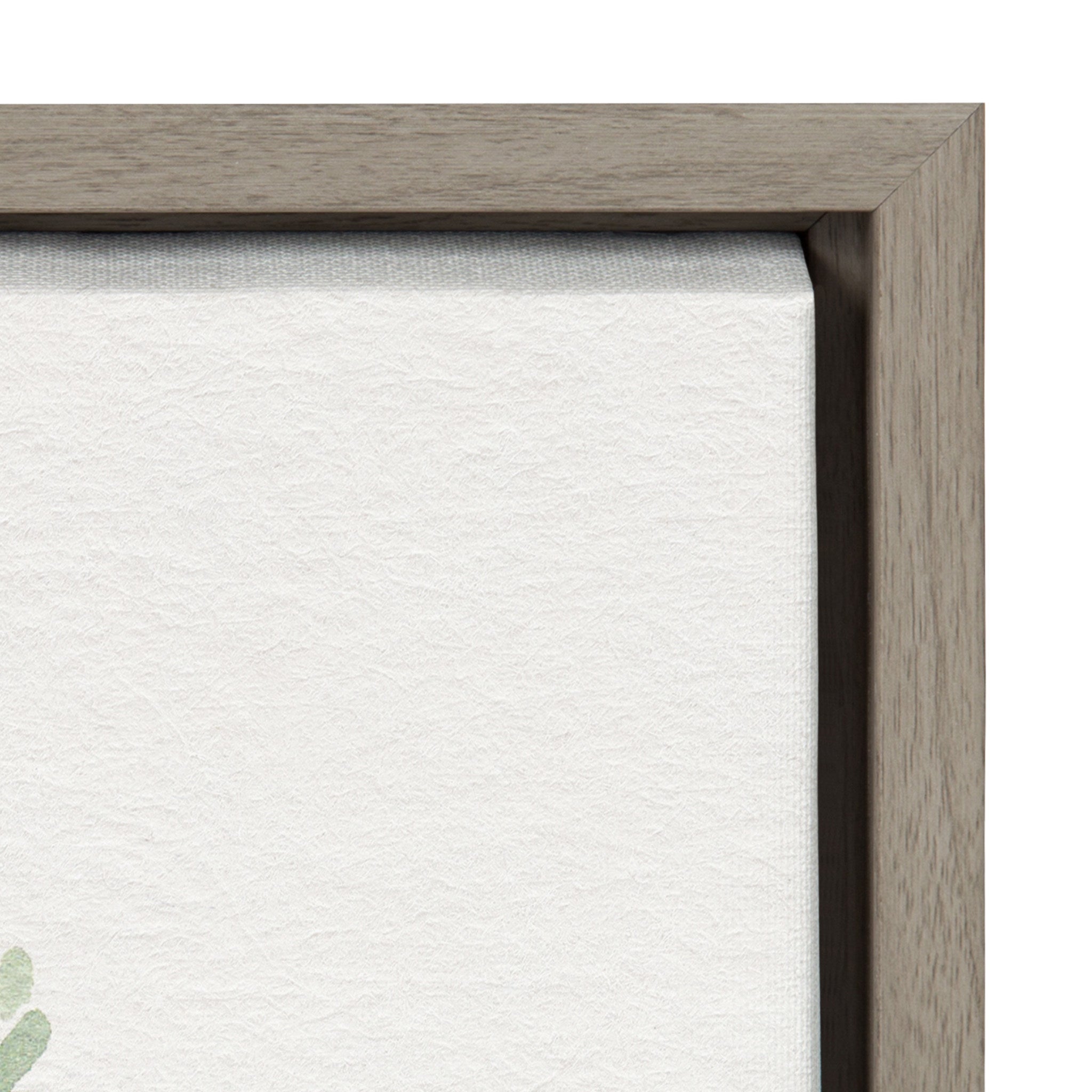 Sylvie Flowers and Ferns Framed Canvas by Patricia Shaw