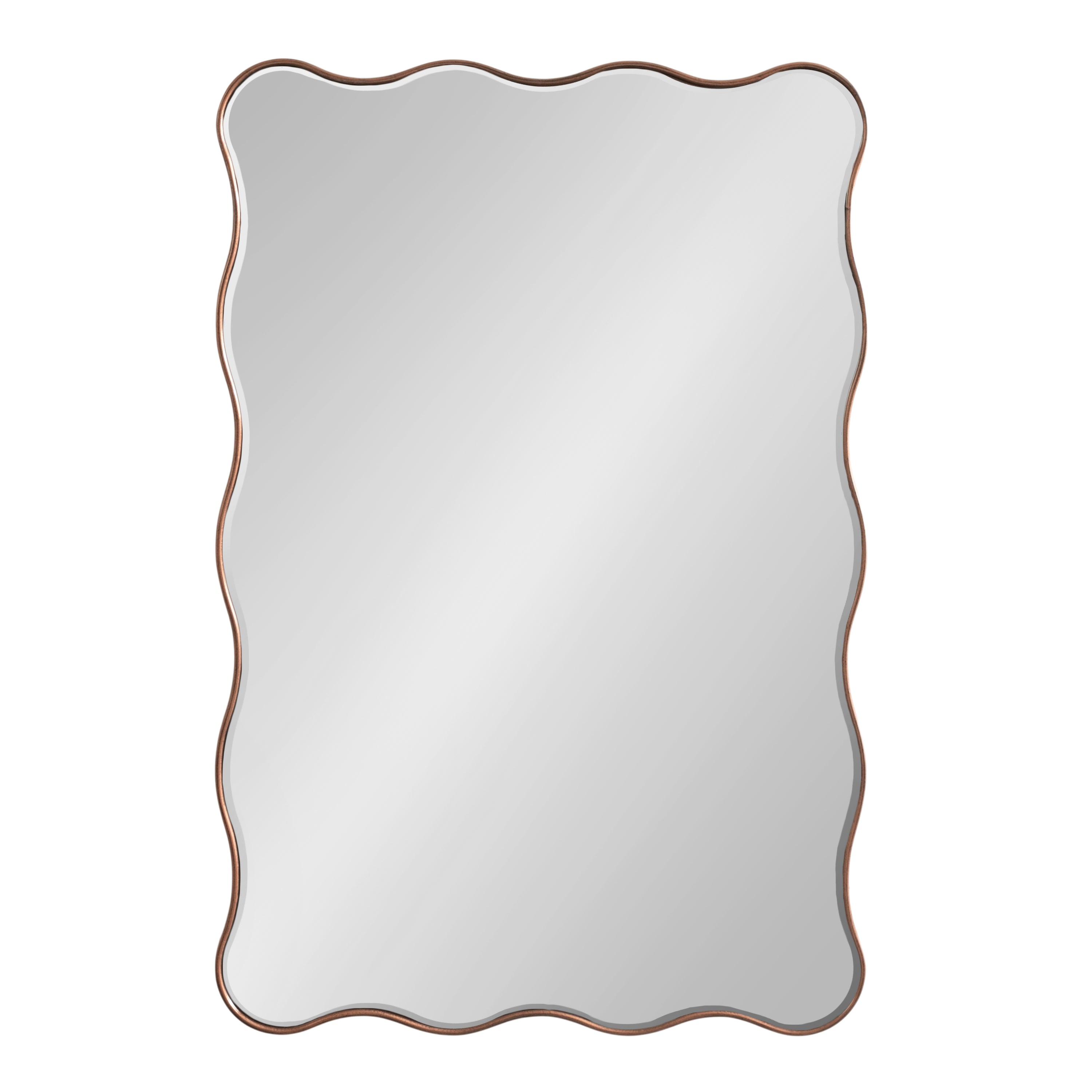 Viona Rectangle Scalloped Mirror